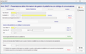 dac7 Gestore Piattaforma